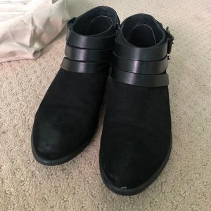 Steve Madden Black pointed booties